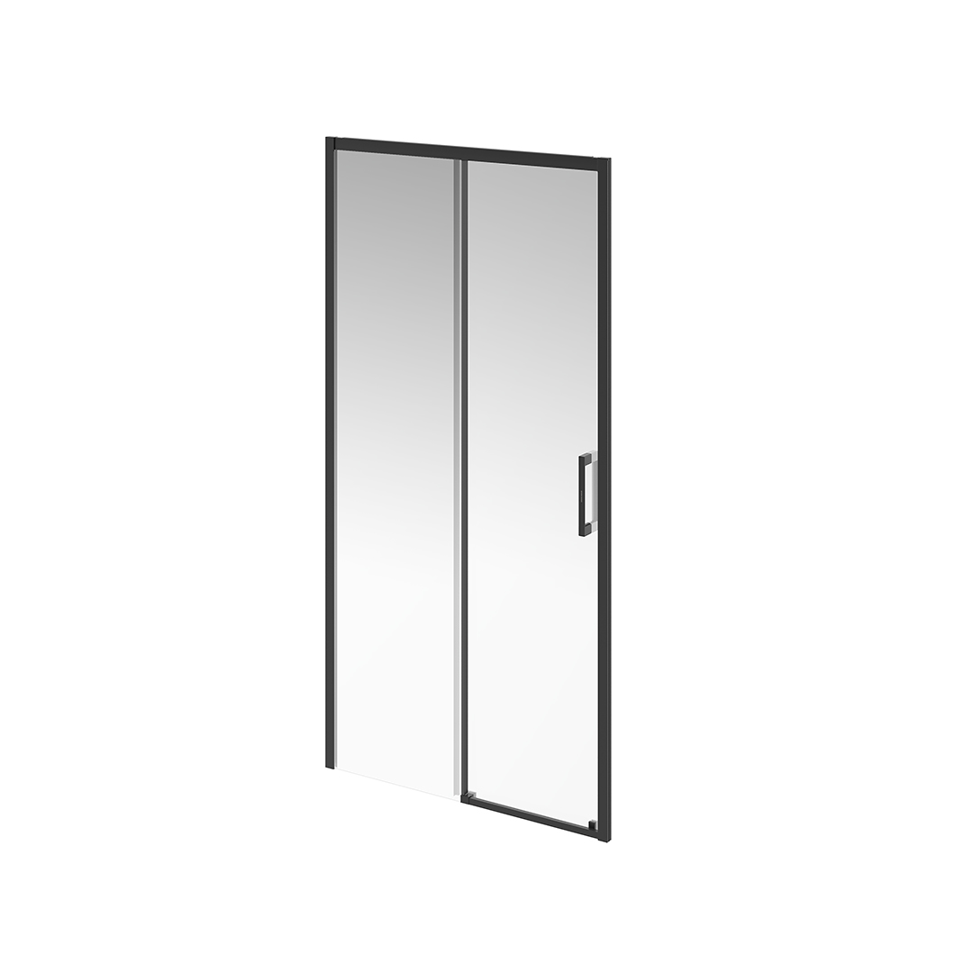 Душевая дверь Vetro, раздвижная, 100х195, матовый черный VE.100.SD.BLK.M