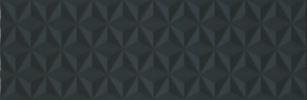 Диагональ черный структура обрезной 25x75 12121R