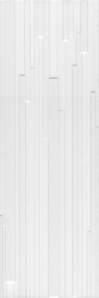 Керамическая плитка 20x60x0,9 Бьянка белый глянцевый полоски 60176