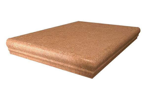 Керамическая ступень 30x30x0,8 угловая Аллея бежевый SG906700N\GR\AN